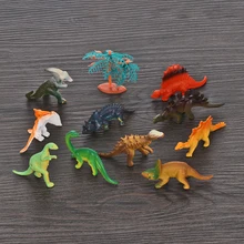 12 шт. фосфоресцирующий динозавр модель мини светящийся динозавр игрушка светится в темноте динозавры лучший подарок для мальчиков Фигурки детей T