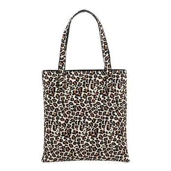 

PU Leather Handbag Leopard Printed Women Ladies Shopping Shoulder Bags Casual Totes Ladies Handbags 5 Colors Bolsa Feminina