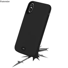 Жидкий силиконовый чехол для зарядного устройства для iPhone X XS Max XR Внешний чехол для зарядного устройства мягкий ударопрочный чехол для зарядного устройства