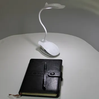 

4.5W Dolphin Desk Lamp LED Eye Source 3 Modes USB led Table Lamp with Clip Bed Reading Night Light Touch Switch LED Desk Lamp