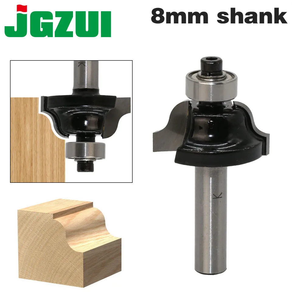 1pc 8" Shank High Quality Roman Ogee Edging and Molding Router Bit Wood