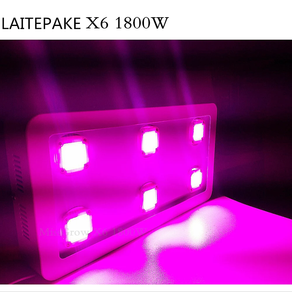 LAITEPAKE 2 шт. 1800 Вт COB LED Grow Light Kit Полный спектр 410 730nm для комнатных растений