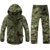 Tactical soft shell tad jacket Men Army Waterproof huntingClothes Suit Outwear Camouflage Shark Skin Military Jacket + Pants ► Photo 1/6