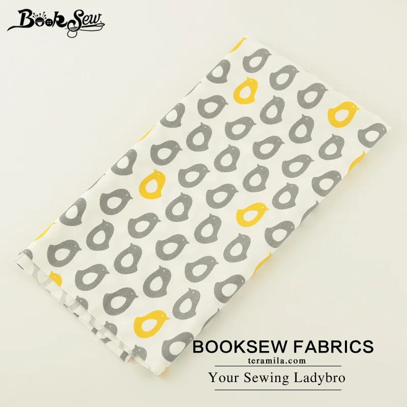 Тканевая саржевая ткань Booksew домашний текстиль милый рисунок пингвина мягкая