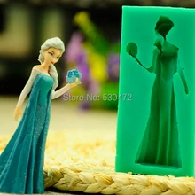 /Ретал,, 1 шт. принцесса керамика плесень силиконовые шоколадные формы