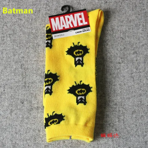 Marvel носки из комиксов Дэдпул Каратель мультфильм гольфы для женщин мужчин носки для девочек Железный человек Капитан Америка человек паук повсе