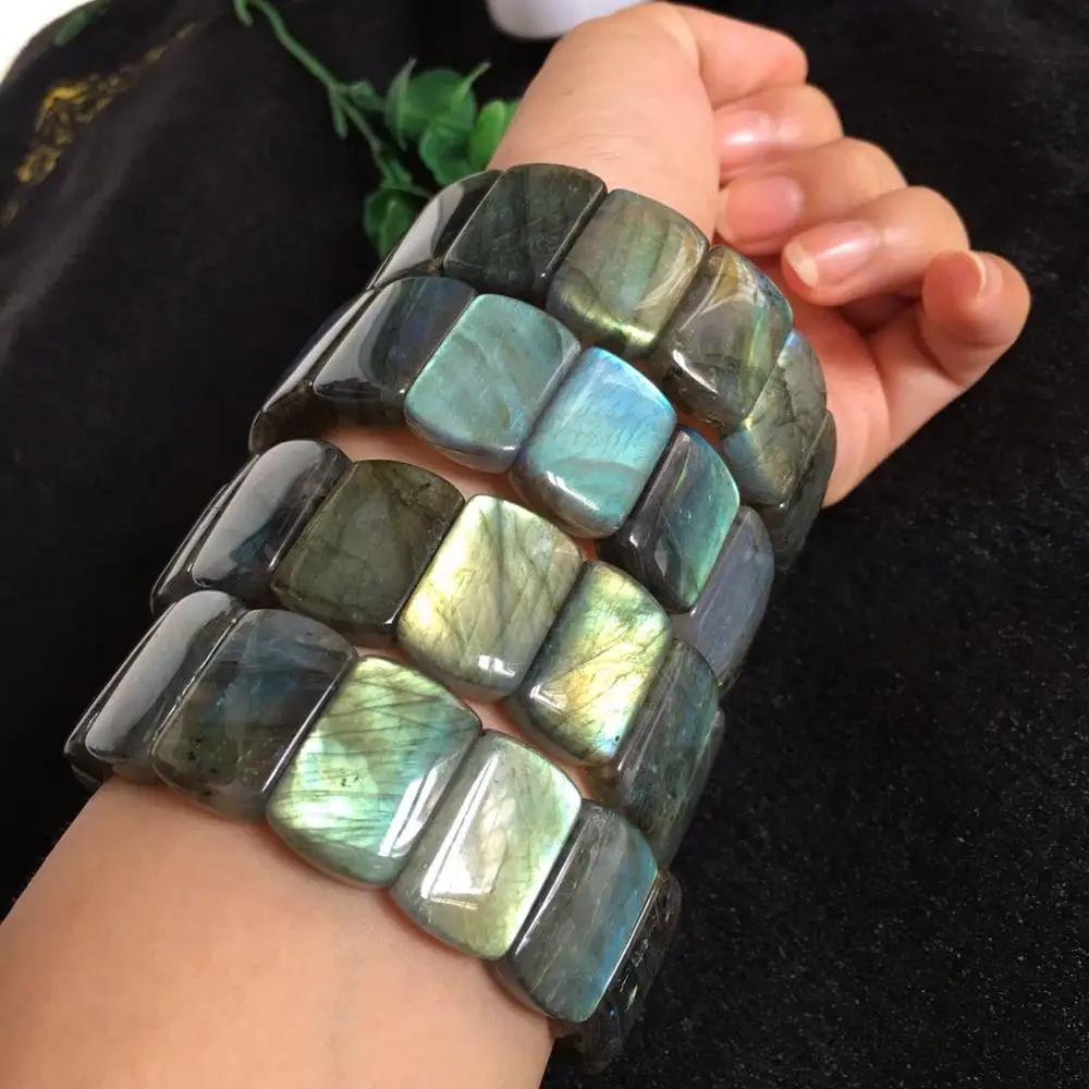 

Natural Labradorite Bangle Natural stone bracelet Healing