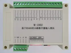 M-1002 Modbus основе 16 способ изоляции цифровой модуль ввода (тип NPN) разъем и тянуть терминал