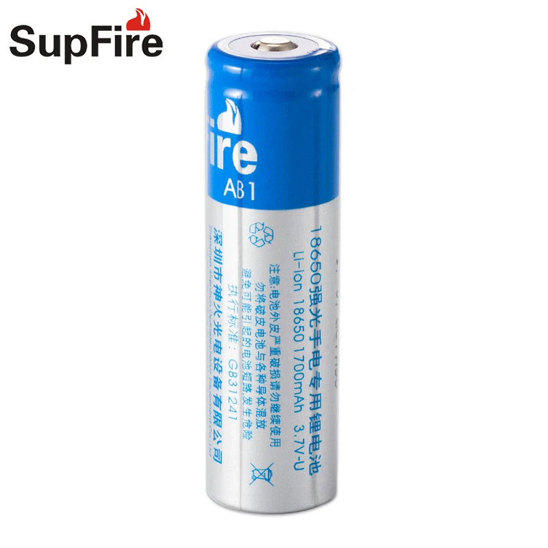 

18650 Flashlight Battery 3.7V Li-ion Rechargeable Battery for Convoy Supfire Sofirn Alonefire Pocketman LED Torch Light S055