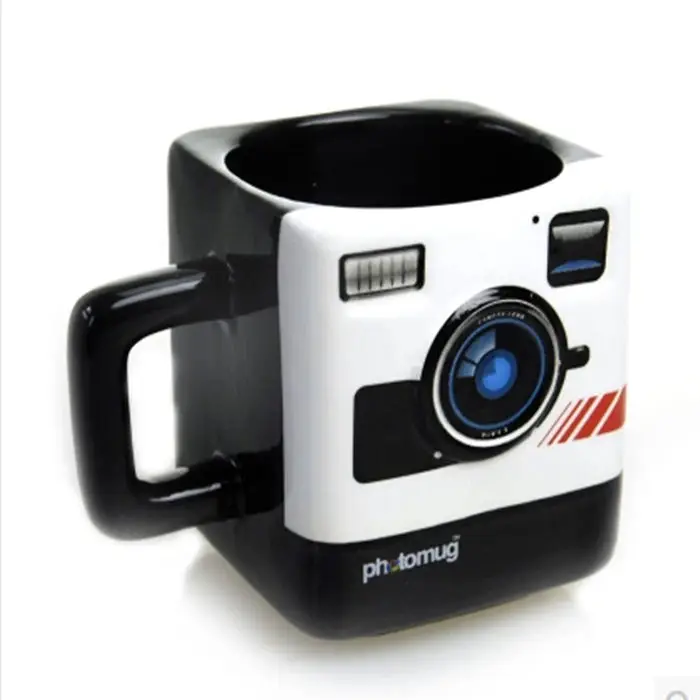 Creative Camera Lens Drinkware Mugs Ceramic Cups for Drinking Coffee