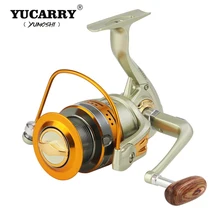 YUCARRY бренд Series2000-7000 13+ 1BB 6,3: 1 Легкая металлическая рыбы спиннингом металлический "песочные часы" Катушка спининговая новое поступление