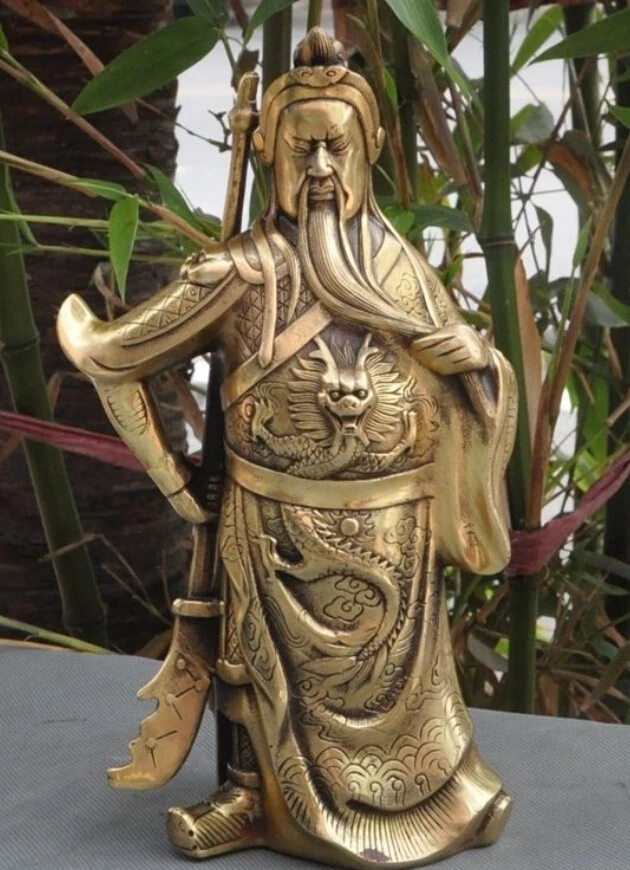 guan yu statue china video