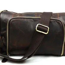 Nesitu Винтаж гарантия натуральная кожа воловья кожа крест тела Маленькие Мужские сумки через плечо# M349