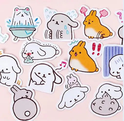 

Funny Bunny Cute Fashion Mini Sealing Stickers 45pcs/lot