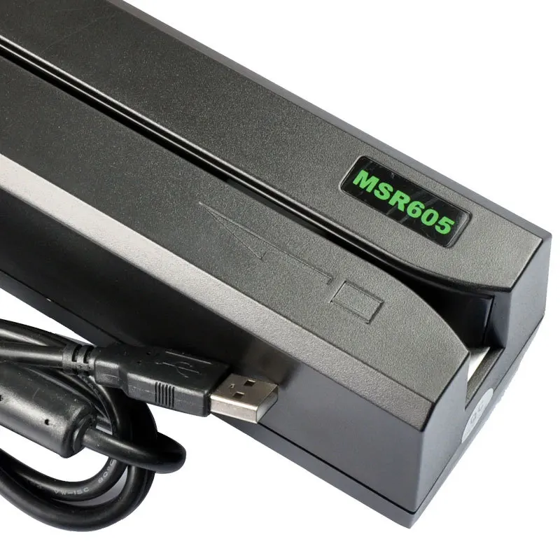 MSR605 banda magnética Tarjeta de lector y escritor de codificador usb US plug software compatible con MSR606 msrx6 msrx6bt - 2