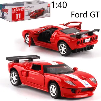 

1:40 Scale Ford GT Alloy Pull-back car Diecast Metal Model Car For Collection Friend Children Gift