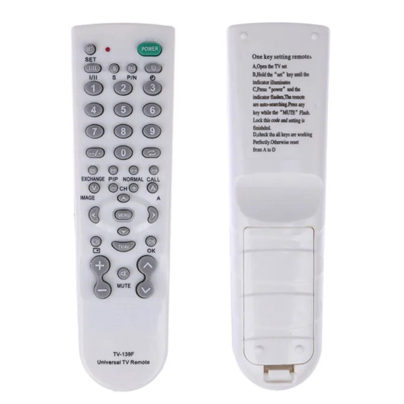 

2018 Universal TV Remote Control Smart Remote Controller for TV Television 139F Multi-functional TV Remote Free shipping