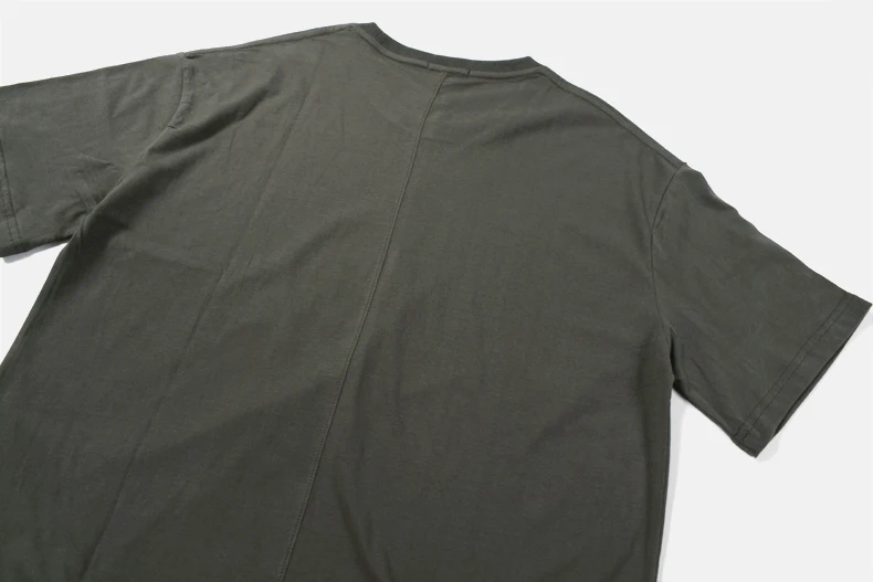 Мужская футболка с короткими рукавами QoolXCWear летняя длинная в стиле хип хоп