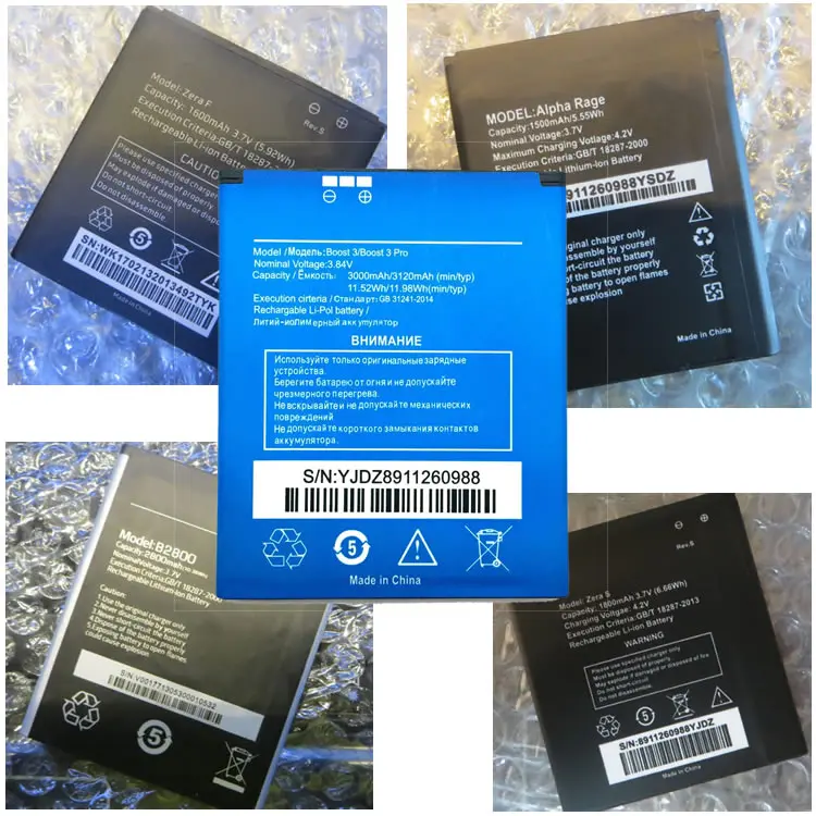 

Highscreen Boost 3 pro Boost3 Zera S (Rev.s) Alpha Rage B2800 battery for Highscreen Zera F Rev.S Batteries + Tracking Code