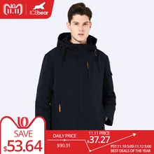 ICEbear 2018 Autumn Men s Solid Color Autumn Short Casual Thin Lapel Regular Sleeve Casual Fashion