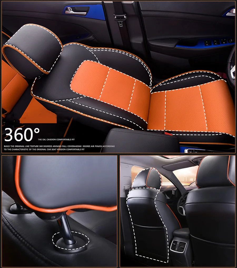 Автомобильный чехол для сиденья из воловьей кожи, подходит для Ford mondeo Focus 2 3 Fiesta mondeo EDGE EXPLORER aurus S-MAX, автомобильные аксессуары