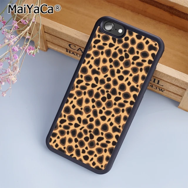 

MaiYaCa Cheetah Print Phone Case Cover For iPhone 5 6s 7 8 plus 11 pro X XR XS max Samsung S6 S7 edge S8 S9