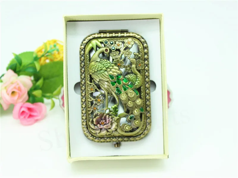 peacock mirror
