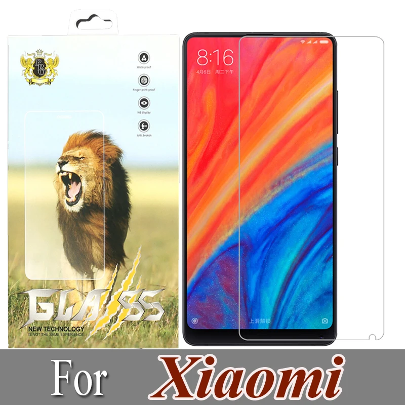 10 шт. 2.5D защитное закаленное стекло для Xiaomi Note Mix Max 3 F1 Play Go упрочненная Защитная пленка для экрана с новой коробкой