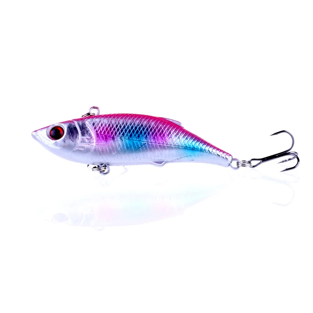HENGJIA 5PCS 10G 7.5CM VIB Lures Fishing Vibration Wobblers Plastic