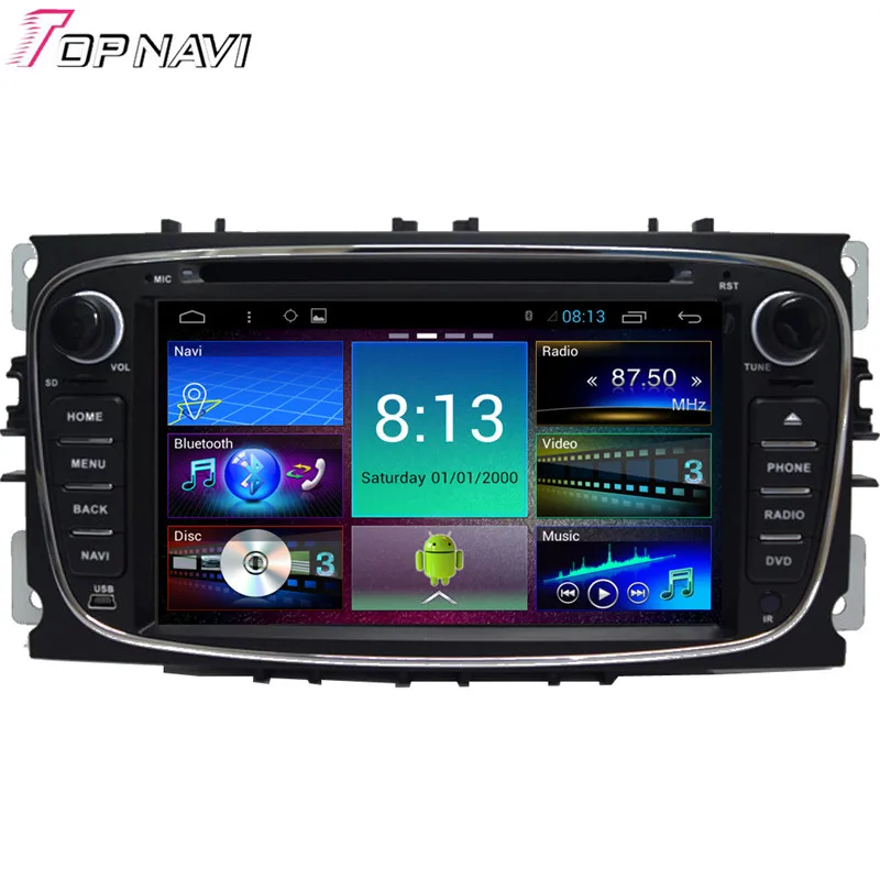 Topnavi 7 Quad Core Android 6 0 Car DVD font b Multimedia b font Player for