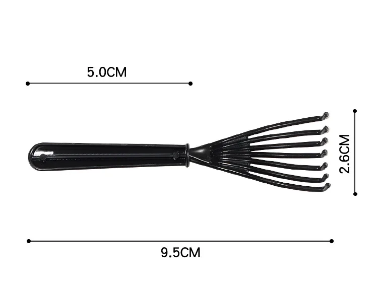 10 шт. Расческа Щетка для волос Очиститель встроенный инструмент пластиковая очистка съемная ручка мини расческа для волос Чистка маленькая Заколка-крабик щетка