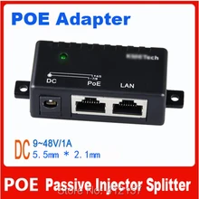 3pcs NEW POE Power over Ethernet Cable Passive Injector Splitter Adapter LED for Security CCTV IP NVR Camera System