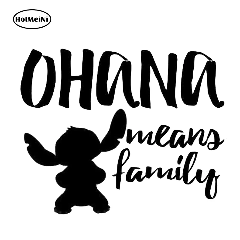 13cm*10cm OHANA Means Family Car Sticker Motorcycle Truck Window Bumper Auto Door Vinyl Decal c1-05203 | Автомобили и мотоциклы