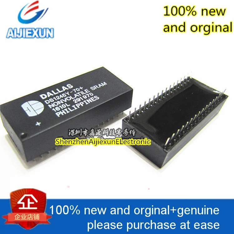

2pcs 100% new and orginal DS1245Y-70+ DS1245Y-70IND DIP DIP28 in stock