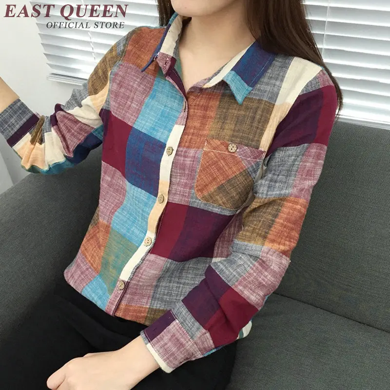 new-arrival-2018-summer-women-blouse-long-sleeve-tartan-clothing-cotton-plaid-shirt-female-casual-streetwear-nn0356-cq