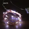Guirlande lumineuse féerique à 20 LED, 2M, en fil de cuivre, pour noël, mariage, décoration de fête à domicile, alimentée par pile CR2032 ► Photo 3/6