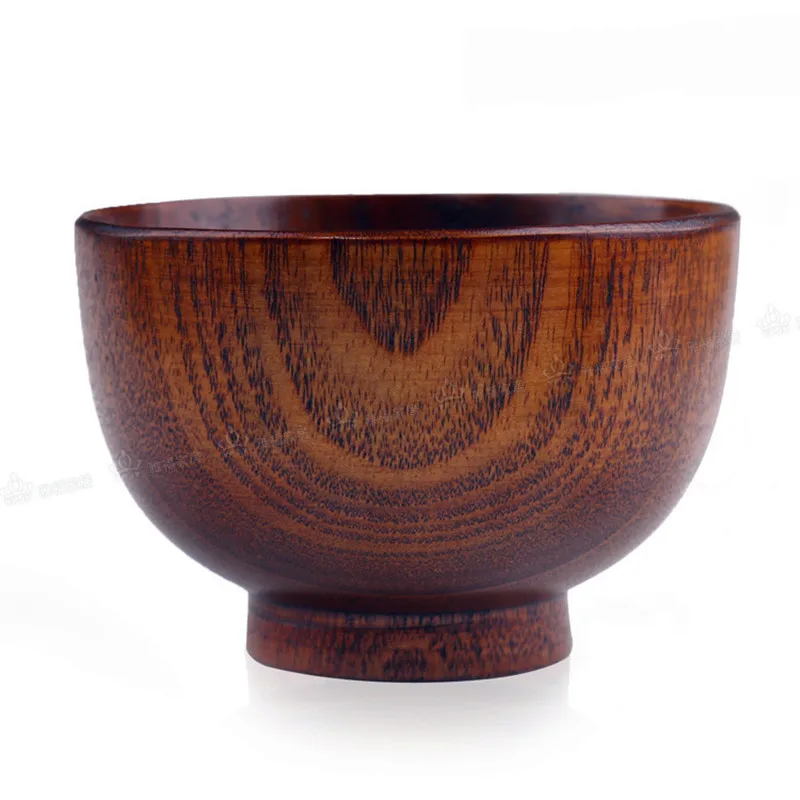 12pcs/lot wholesale Japanese style Health Oringinal wooden bowl for