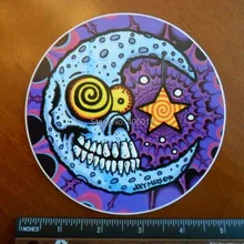 УФ защищенная прозрачная виниловая Водонепроницаемая оригинальная наклейка Косметическая этикетка Электростатическая виниловая наклейка- DH10046