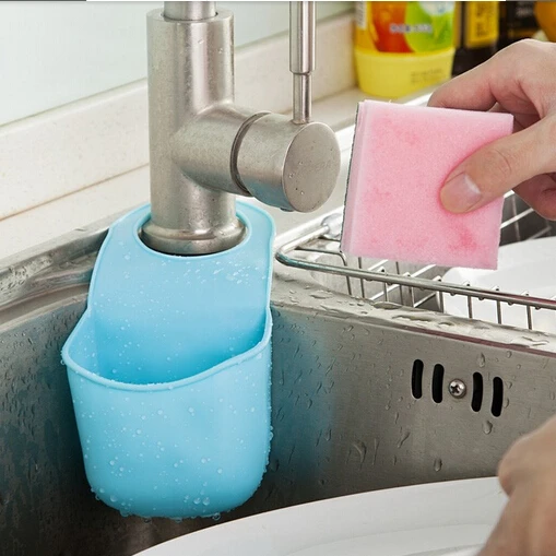 

Candy Colors Creative PVC Plastic Soap Dish Soap Hanging Storage Box Kitchen Tools Bathroom Gadgets 1Pcs