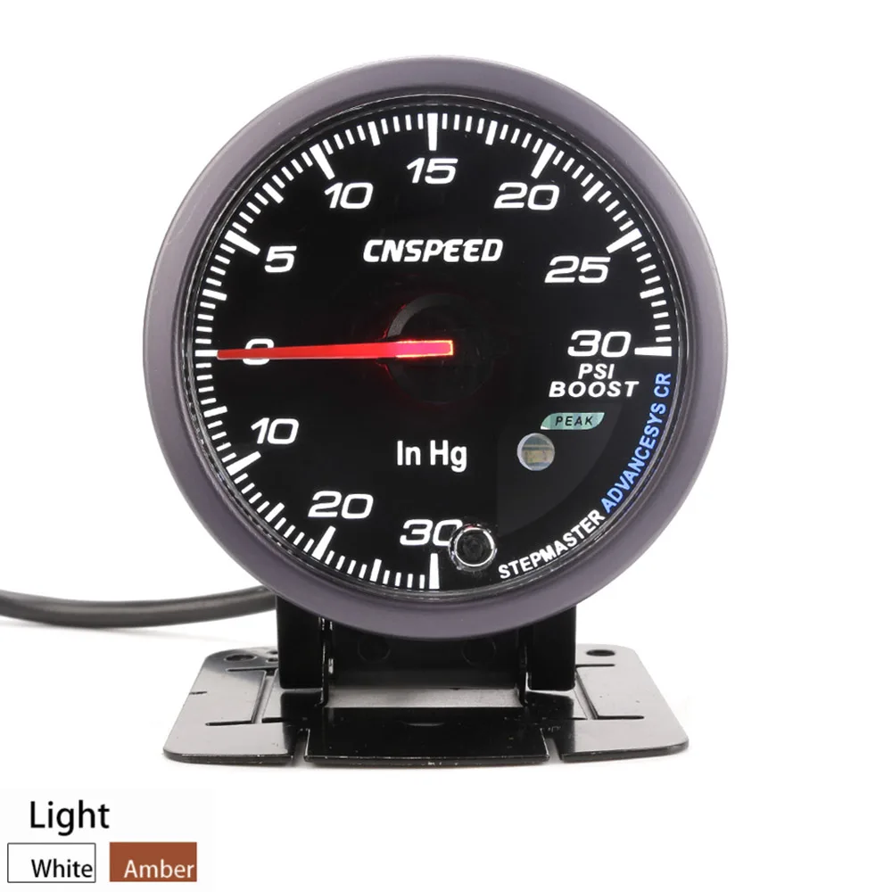 CNSPEED 60 мм турбо Boost Gauge 30PSI+ Регулируемый контроллер турбо ускорения комплект 1-30PSI YC101412+ YC100211