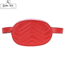 Нагрудная Сумка Поясная Сумка женская круглая поясная сумка Роскошная брендовая кожаная нагрудная сумка красная черная новая мода высокое качество