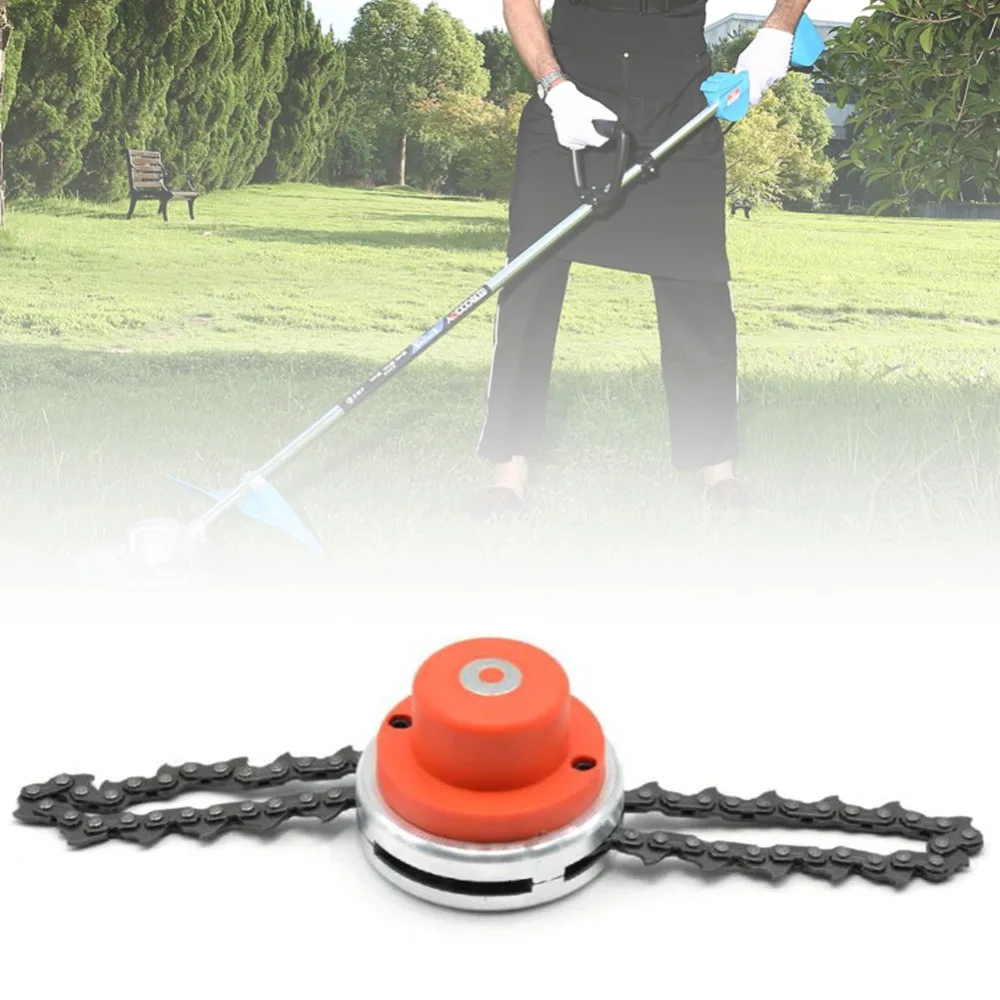 Universal 65Mn Trimmer Head Coil Chain Brush Cutter New Garden Grass Trimmer Head Upgraded With Thickening chains Lawn Mower L2 Universal 65Mn Trimmer Head Coil Chain Brush Cutter New Garden Grass Trimmer Head Upgraded With Thickening chains Lawn Mower L2