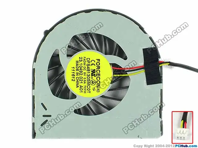 Вентилятор охлаждения для сервера ноутбука CECONsz DFS481305MC0T FADW 23.10493.021 DC 5V 0.5A|cooling fan|5v
