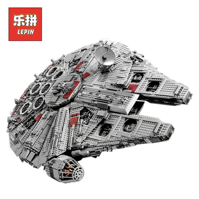 

Lepin 05033 Stars Plan War Ultimate Millennium Collector's Falcon Model Building Blocks Bricks Compatible legoinglys 10179 Toys