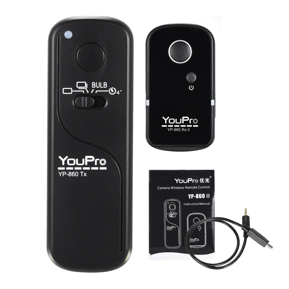 YouPro YP-860 DC2/E3/S2/L1 4 варианта 2,4G Беспроводной дистанционного Управление спуск затвора по интерфейсу hdmi передатчик и приемник для Nikon серии Камера