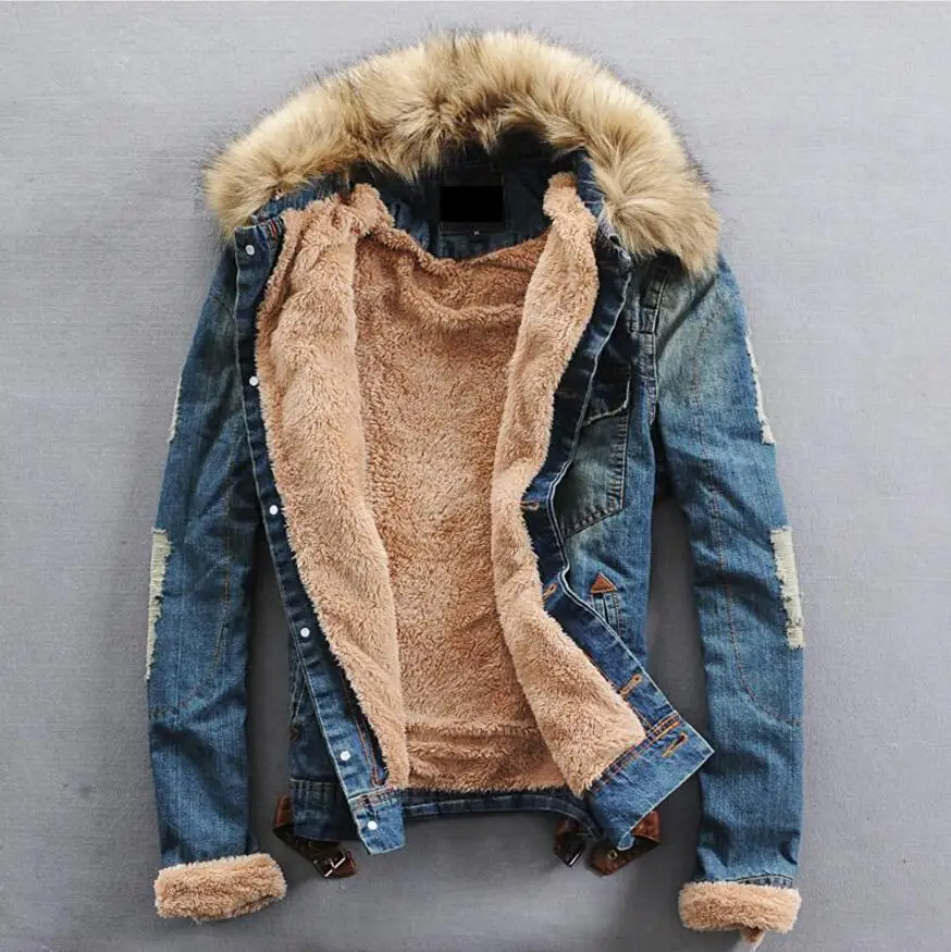 ژاکت جین خزدار کلاسدیم CLASSDIM Jean Jackets 21