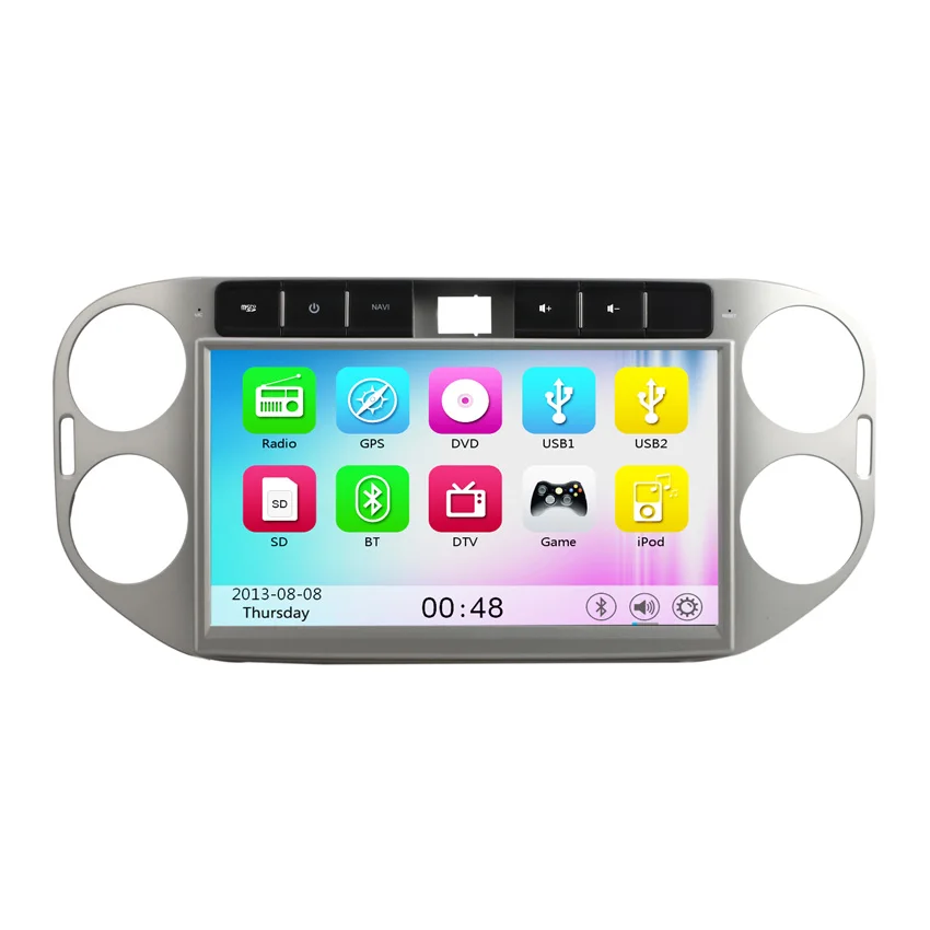 Cheap Liislee Android Car GPS Navigation Navi player For VW Tiguan Multimedia Audio Video Radio Multi-Touch Screen GPS No CD DVD 2