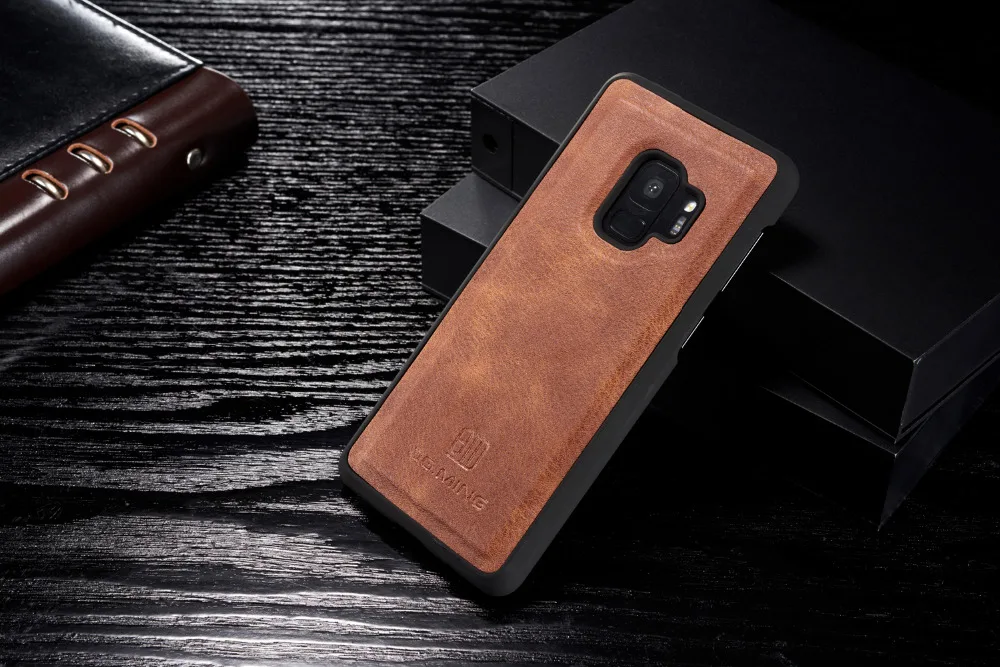 DG. MING кожаный чехол для Fundas samsung Galaxy S9 чехол для Coque samsung S9 Plus чехол S9 Чехол Флип Бумажник чехол для телефона s shell