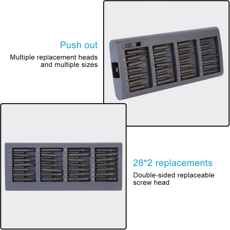 Multi-functyional отвёртки комплект Profectional Магнитная отвёртки для Pad Телефон PC Repair Tool съемный для водителя Бит Набор 56 шт