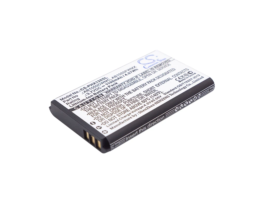 Cameron sino Высококачественный аккумулятор 1100 мАч AB1050CWMC AB1050FWMX для Philips Xenium 128 X116 X125